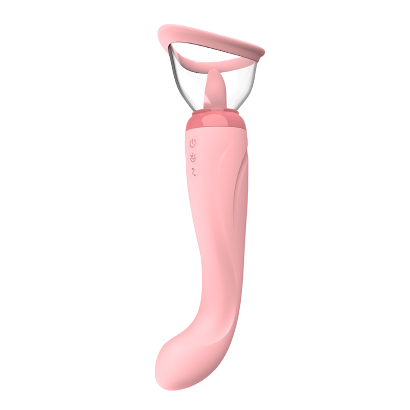 Licking Vibrator cum lactentem sentinam