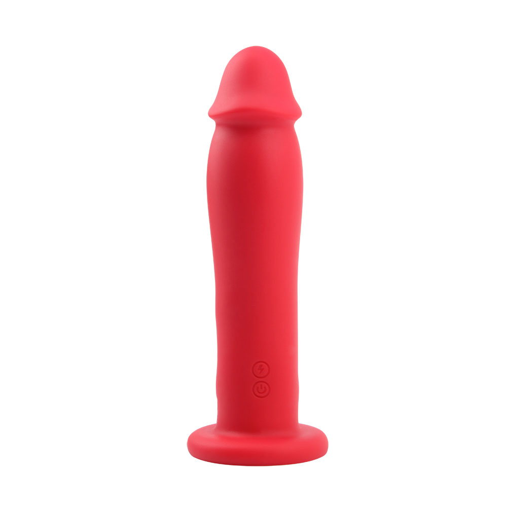 Liquid Silicone Flexibile Vibrating Dildo Power Boost