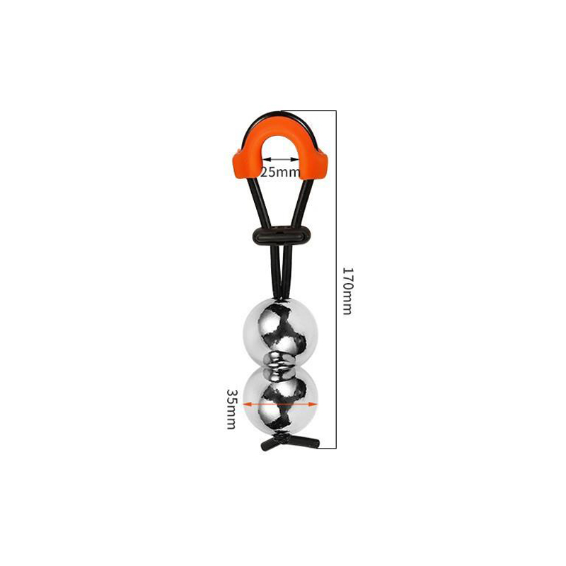 Metal Penis Stretcher-Dual-Ball (φ35mm)