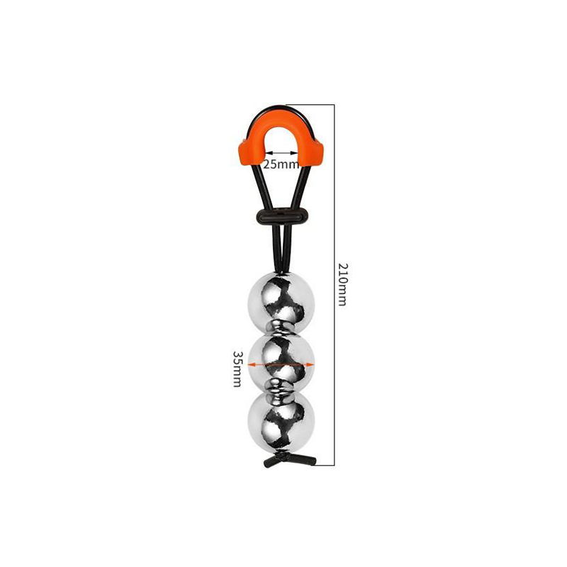 Metal Penis Stretcher-Tri-Ball (φ35mm)