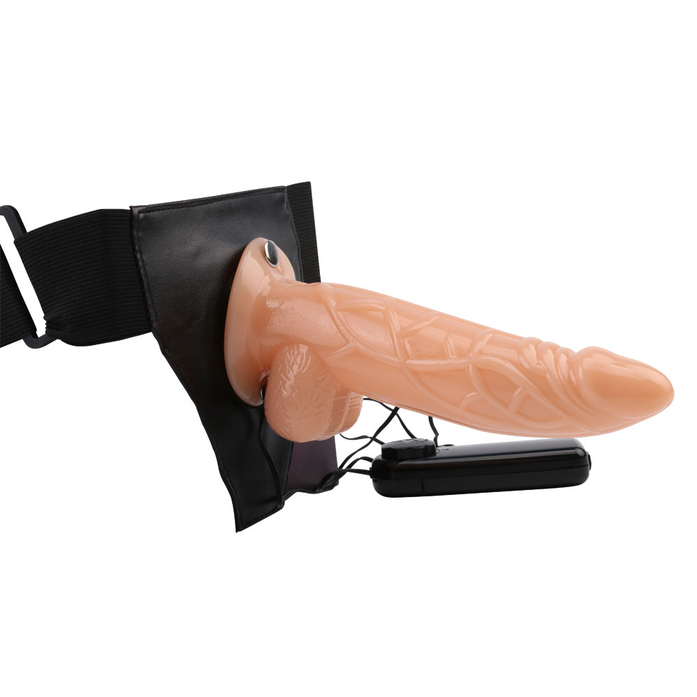 Multi celeritate Vibrating cavum Dildo Strap On